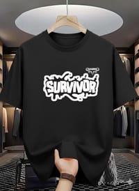Survivor Statement Oversized Drop Shoulder T-Shirt_img_3