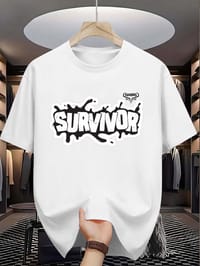 Survivor Statement Oversized Drop Shoulder T-Shirt_img_4
