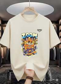Zoom Skateboarding Cartoon Graphic T-Shirt_img_1