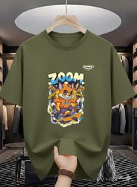 Zoom Skateboarding Cartoon Graphic T-Shirt_img_4