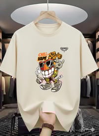 Chill Ride Street Cartoon Graphic T-Shirt_img_1