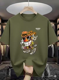 Chill Ride Street Cartoon Graphic T-Shirt_img_4