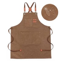 Barista apron super high quality polyester Thick fabric_img_0