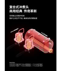 Gemilai 3120C Commercial Double-Head Semi-Automatic Coffee Machine Cross-Border 9Bar High-Pressure Extraction Espresso Machine Made in Chinese manufacture Chinese imported direct China_img_8