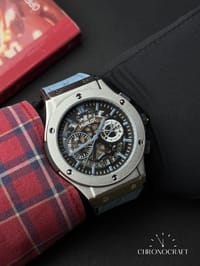 Hublot Classic Fusion Aerofusion Chronograph Titanium Sky Blue AA_img_0