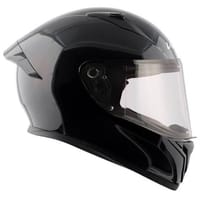 Vega Bolt Solid Black Helmet_img_1