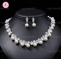 European Style Pearl Gemstone Necklace_img_0