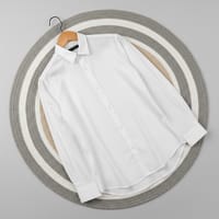 Micro stitch shirt- White (Premium)_img_0