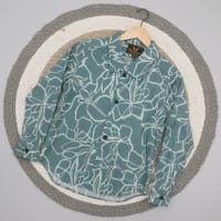 Popcorn fabrication floral print shirt_img_2