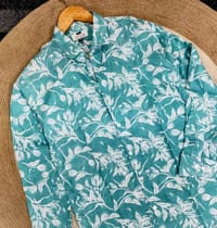 Trendy floral print shirt 1012_img_0