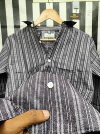 Trendy strip print shirt for summer_img_0