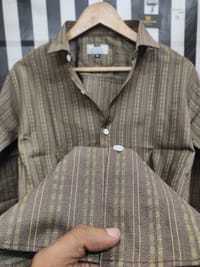 Trendy strip print shirt for summer_img_0