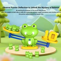 Interactive Digital Frog Balance Math Toy Plastic Early Education Cognitive Development for Kids Parents-Child Logical Thinking_img_2