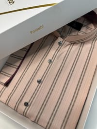 Sandstone Stripe Panjabi -A1S008_img_0