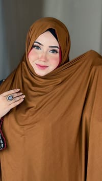 Premium Jersey Hijab - Umber_img_0