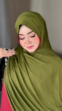 Premium Jersey Hijab - Olive_img_0