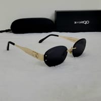 A - 132 Rimless Oval Sunglasses_img_0