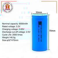 Best Q 32700 6000mAh LiFePO4 Battery_img_3