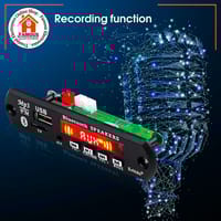 MP3 Player Bluetooth FM WMA Decoder Board USB TF Audio Module for Car Speaker_img_2