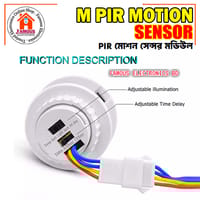 PIR Motion Sensor Switch 110-240V Human Sensor with Adjustable Timer_img_2