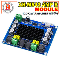 XH-M543 Dual Channel D-Class Digital Power Amplifier Board TPA3116D2 Audio Amplifier Module High Power 2*120W DC 12V-24V_img_0