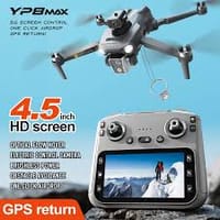 YP8 Drone with Camera Brushless 4.5-inch Screen GPS Return 360° Laser Obstacle Avoidance Optical Flow Hover 5G Transmission_img_4