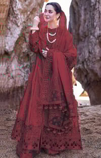 Heavy Embroidery Unstitch Dress_img_0