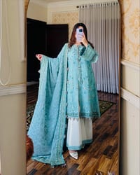 Cinderella Premium Embroidery Dress 💙_img_0