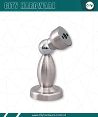 হেভি ডোর স্টপার ডোর ম্যাগনেট সিলভার রঙের ওয়াল প্রোটেকশন ডোর ক্যাচ_img_0