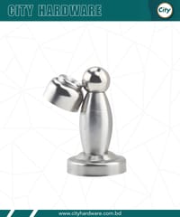 হেভি ডোর স্টপার ডোর ম্যাগনেট সিলভার রঙের ওয়াল প্রোটেকশন ডোর ক্যাচ_img_2