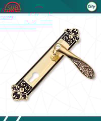 হাই সিকিউরিটি হ্যান্ডেল লক গোল্ডেন রঙের হেভি মেইন ডোর লক 320RG_img_2