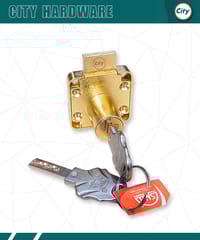 প্রিমিয়াম মানের ড্রয়ার লক ক্রাউন চাবির লক ফার্নিচার ক্যাবিনেট ওয়ারড্রোব ডোর লক গোল্ডেন_img_0