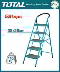 ৫ স্টেপ ষ্টীল ল্যাডার ১৫০ কেজি ধারণ ক্ষমতার TOTAL THLAD09051_img_0