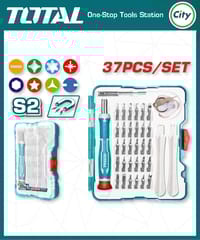 ৩৭ পিস প্রিসিশন স্ক্রু ড্রাইভার সেট TOTAL TACSD30376_img_0