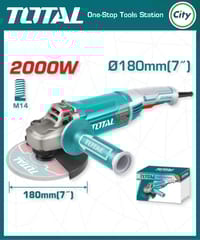 ২০০০ ওয়াট ৭ ইঞ্চি অ্যাঙ্গেল গ্রাইন্ডার মেশিন TOTAL TG12018026_img_0