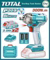 ২০ ভোল্ট লিথিয়াম আয়ন ব্রাশলেশ মটর 300N ইমপ্যাক্ট রেঞ্চ TOTAL TIWLI2038_img_0