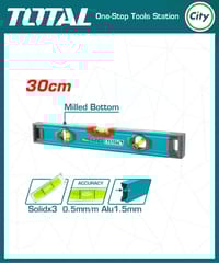 ১২ ইঞ্চি স্পিরিট লেভেল ম্যাগনেট ছাড়া TOTAL TMT23028_img_0