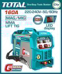 ১৬০ অ্যাম্পিয়ার ইনভার্টার MIG/MAG/MMA/TIG লিফট ওয়েল্ডিং মেশিন TOTAL TMGT16058_img_0