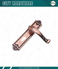 উচ্চ সুরক্ষার ছোট আকারের হ্যান্ডেল লক ভিতরের রুমের জন্য লক নব সহ অ্যান্টিক রঙের দরজার লক Door Lock_img_2