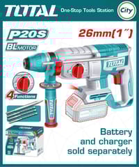 ২০ ভোল্ট কর্ডলেস রোটারি হ্যামার (ব্যাটারি ও চার্জার ছাড়া) TOTAL TRHLI20268_img_0