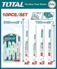 ১০ পিস রেসিপ্রোকেটিং স ব্লেড সেট TOTAL TRSB1001_img_0