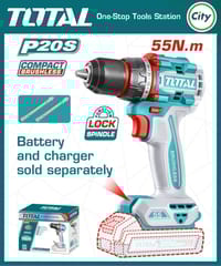 ২০ ভোল্ট কর্ডলেস ড্রিল ৫৫ এন কমপ্যাক্ট ব্রাশলেস (ব্যাটারি ও চার্জার ছাড়া) TOTAL TDLI205581_img_0