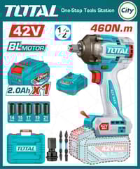 ৪২ ভোল্ট কর্ডলেস ইমপ্যাক্ট রেঞ্চ ৪৬০ এন TOTAL TIWLI42461_img_0
