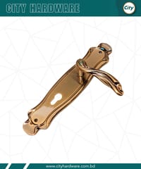 হাই সিকিউরিটি হ্যান্ডেল লক কফি রঙের হেভি মেইন ডোর লক 317CF_img_2