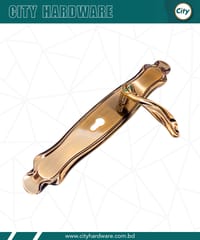 বড় সাইজের হ্যান্ডেল লক হাই সিকিউরিটি কফি রঙের মেইন ডোর লক_img_2