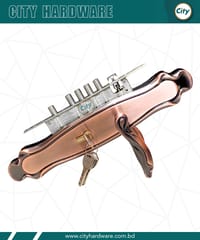 বড় সাইজের হ্যান্ডেল লক হাই সিকিউরিটি অ্যান্টিক রঙের মেইন ডোর লক_img_1