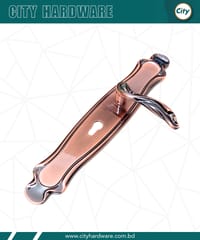 বড় সাইজের হ্যান্ডেল লক হাই সিকিউরিটি অ্যান্টিক রঙের মেইন ডোর লক_img_2