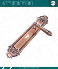 বড় সাইজের হ্যান্ডেল লক হাই সিকিউরিটি অ্যান্টিক রঙের মেইন ডোর লক_img_2