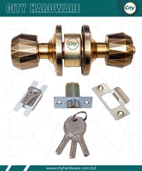 প্রিমিয়াম মানের রাউন্ড লক নতুন মডেলের ডোর লক কফি_img_2