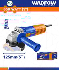 ৮৫০ ওয়াট ৫ ইঞ্চি অ্যাঙ্গেল গ্রাইন্ডার মেশিন WADFOW WAG15851_img_0
